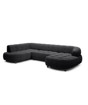 Narożnik VELPA XL Lewostronny z elektryczną regulacją siedziska w tkaninie LOOP 20 WERSAL