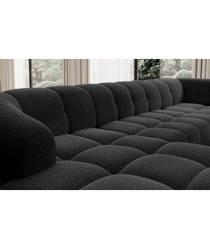 Narożnik VELPA XL Lewostronny z elektryczną regulacją siedziska w tkaninie LOOP 20 WERSAL