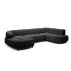 Narożnik VELPA XL Prawostronny z elektryczną regulacją siedziska w tkaninie LOOP 20 WERSAL