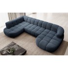 Narożnik VELPA XL z elektryczną regulacją siedziska Lewostronny w tkaninie LOOP 14 WERSAL