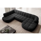 Narożnik VELPA XL z elektryczną regulacją siedziska Lewostronny w tkaninie LOOP 20 WERSAL