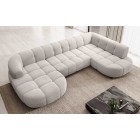 Narożnik VELPA XL z elektryczną regulacją siedziska Prawostronny w tkaninie LOOP 03 WERSAL