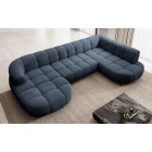 Narożnik VELPA XL z elektryczną regulacją siedziska Prawostronny w tkaninie LOOP 14 WERSAL