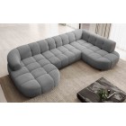 Narożnik VELPA XL z elektryczną regulacją siedziska Prawostronny w tkaninie LOOP 17 WERSAL