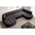 Narożnik VELPA XL z elektryczną regulacją siedziska Prawostronny w tkaninie LOOP 19 WERSAL