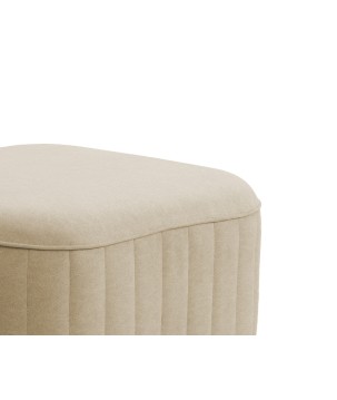 Pufa LAREN w kolorze beżowym w tkaninie CASTEL 15