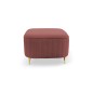 Pufa LAREN w kolorze burgundowym w tkaninie CASTEL 59