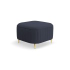 Pufa LAREN w kolorze granatowym w tkaninie CASTEL 79