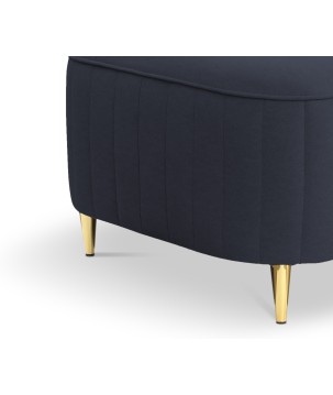 Pufa LAREN w kolorze granatowym w tkaninie CASTEL 79
