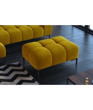 Pufa PLAZA MINI w kolorze ZŁOTYM w tkaninie MONOLITH WERSAL