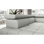Narożnik BAGGIO Prawostronny z funkcją spania, wolnostojący tkanina LETTO 03 Popielaty WERSAL