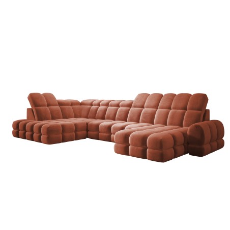 Narożnik TOLLO XL Lewostronny Elektryczna regulacja Tkanina SALVADOR 07 WERSAL