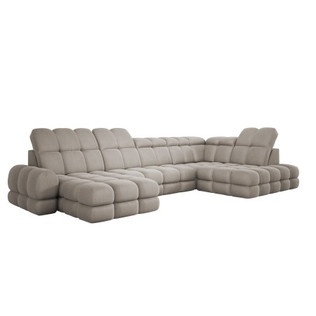 Narożnik TOLLO XL Prawostronny Elektryczna regulacja Tkanina SOLAR 16 WERSAL