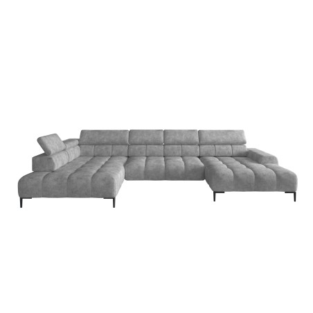 Narożnik PLAZA XL Lewostronny Elektryczna regulacja Tkanina MONOLITH 84 WERSAL