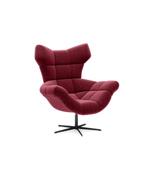 Fotel SENSI Relax obrotowy 360° z funkcją bujania w tkaninie Luisiano 16