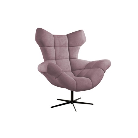 Fotel SENSI Relax obrotowy 360° z funkcją bujania w tkaninie Monolith 62