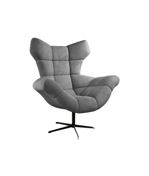 Fotel SENSI Relax obrotowy 360° z funkcją bujania w tkaninie Monolith 85