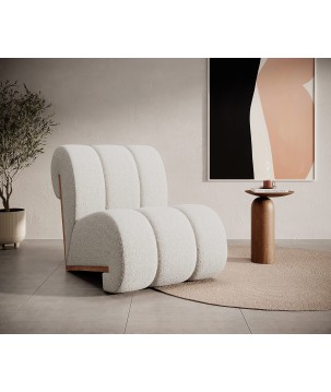 Fotel CATCH ME w tkaninie 3D