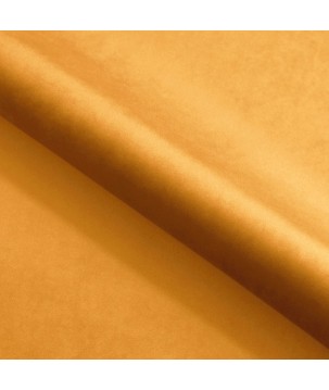 Fotel USZAK bujany tapicerowany z podłokietnikami, kolor Złoty tkanina MAGIC VELVET