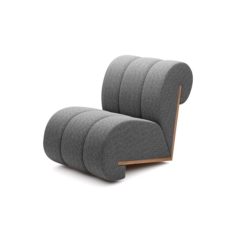 Fotel CATCH ME w tkaninie 3D