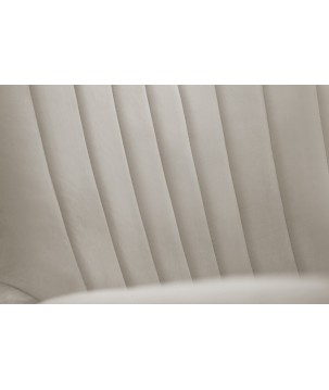 Fotel TED z wysokim oparciem i siedziskiem w tkaninie VELLUTO 01