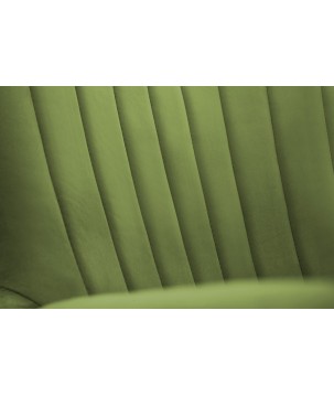 Fotel TED z wysokim oparciem i siedziskiem w tkaninie VELLUTO 09