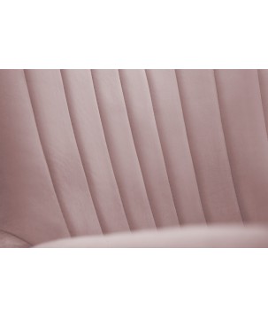 Fotel TED z wysokim oparciem i siedziskiem w tkaninie VELLUTO 14