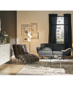 Fotel Szezlong 80 DELFI 1 osobowy w tkanininie RIVIERA 26 WERSAL