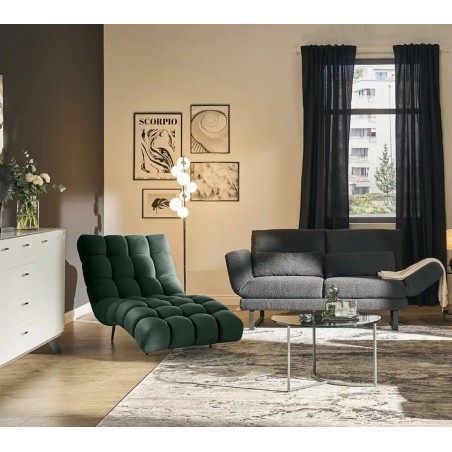 Fotel Szezlong 80 DELFI 1 osobowy w tkanininie RIVIERA 38 WERSAL