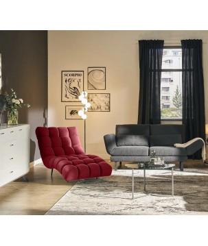 Fotel Szezlong 80 DELFI 1 osobowy w tkanininie RIVIERA 61 WERSAL