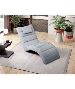 Fotel Szezlong 70 LOS ANGELES 1 osobowy w tkanininie CLOUD 81 WERSAL