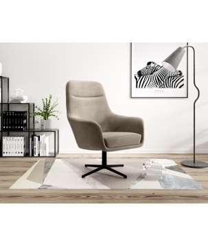 Fotel obrotowy POLO w tkanininie MATT VELVET 06 WERSAL