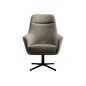 Fotel obrotowy POLO w tkanininie MATT VELVET 09 WERSAL