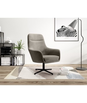 Fotel obrotowy POLO w tkanininie MATT VELVET 09 WERSAL