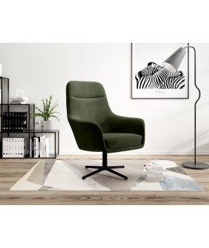 Fotel obrotowy POLO w tkanininie MATT VELVET 38 WERSAL