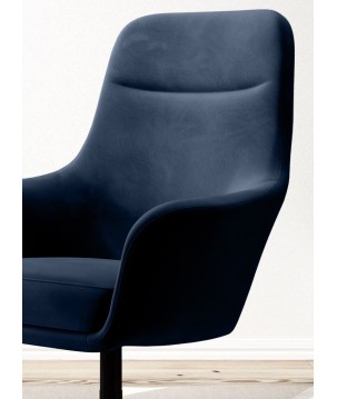 Fotel obrotowy POLO w tkanininie MATT VELVET 79 WERSAL