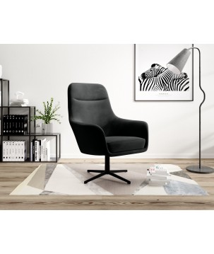 Fotel obrotowy POLO w tkanininie MATT VELVET 97 WERSAL