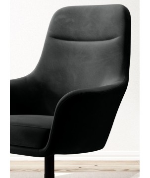 Fotel obrotowy POLO w tkanininie MATT VELVET 97 WERSAL