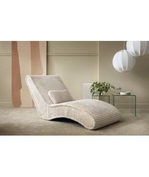 Fotel Szezlong 80 SATO 1 osobowy w tkanininie TILIA 01 WERSAL