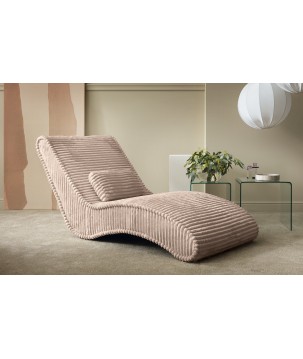 Fotel Szezlong 80 SATO 1 osobowy w tkanininie TILIA 17 WERSAL