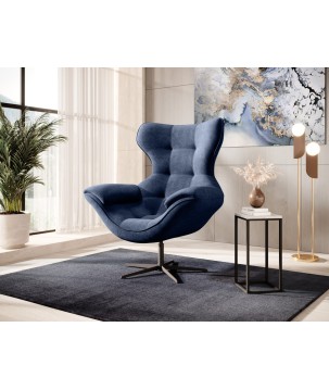 Fotel obrotowy YOGA w tkanininie WHISPER WERSAL