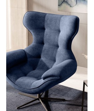 Fotel obrotowy YOGA w tkanininie WHISPER WERSAL