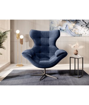 Fotel obrotowy YOGA w tkanininie WHISPER WERSAL