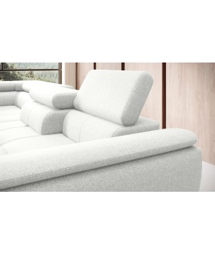 Narożnik DENVER L Lewostronny z funkcją spania Lewostronny w ktaninie SERENO 681 WERSAL