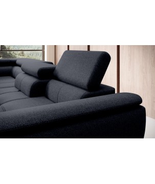 Narożnik DENVER L Lewostronny z funkcją spania Lewostronny w ktaninie SERENO 696 WERSAL