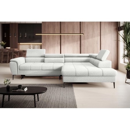 Narożnik DENVER L Prawostronny z funkcją spania Prawostronny w ktaninie SERENO 681 WERSAL