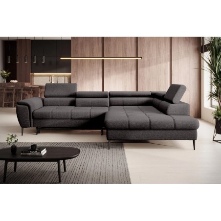 Narożnik DENVER L Prawostronny z funkcją spania Prawostronny w ktaninie SERENO 686 WERSAL