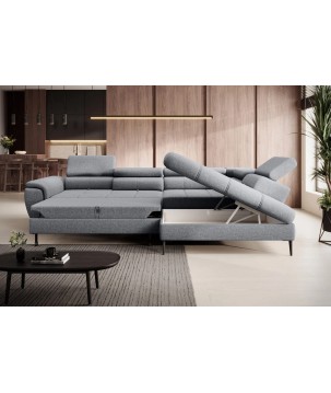 Narożnik DENVER L Prawostronny z funkcją spania Prawostronny w ktaninie SERENO 693 WERSAL