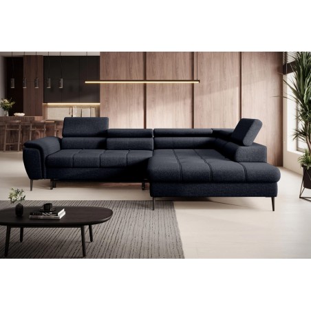 Narożnik DENVER L Prawostronny z funkcją spania Prawostronny w ktaninie SERENO 696 WERSAL