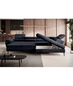 Narożnik DENVER L Prawostronny z funkcją spania Prawostronny w ktaninie SERENO 696 WERSAL